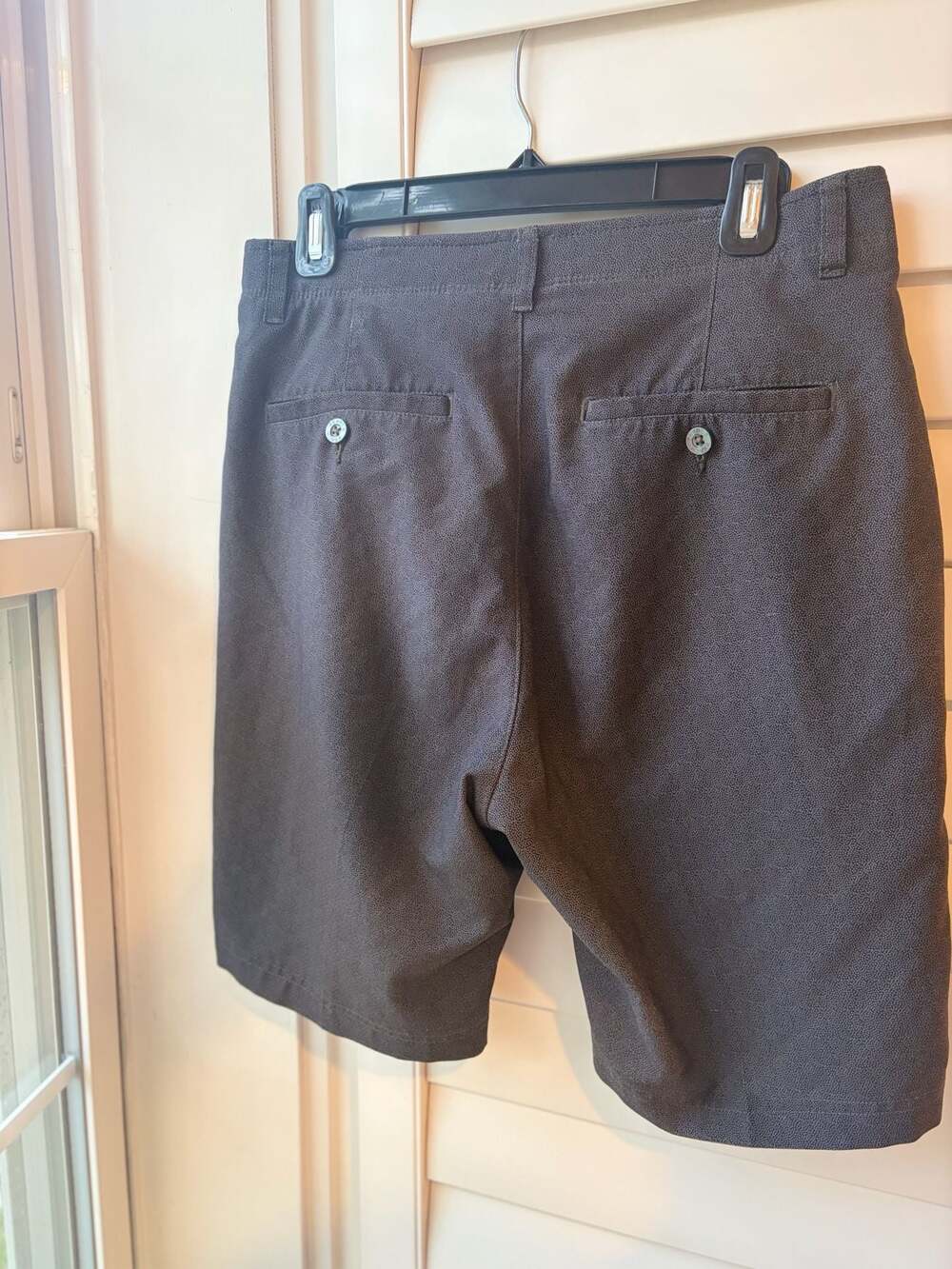 Pebble Beach Men's Gray Micro Dot Performance Golf Shorts Size 30 - Picture 4 of 5